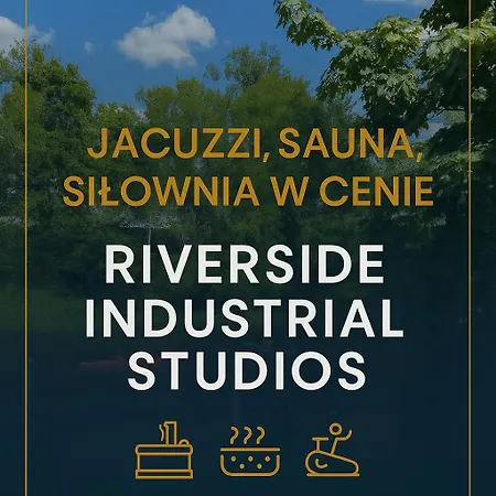 Nocleg ze śniadaniem Riverside Industrial - Sauna - Gym -air-conditioning-spa-fitness 4*